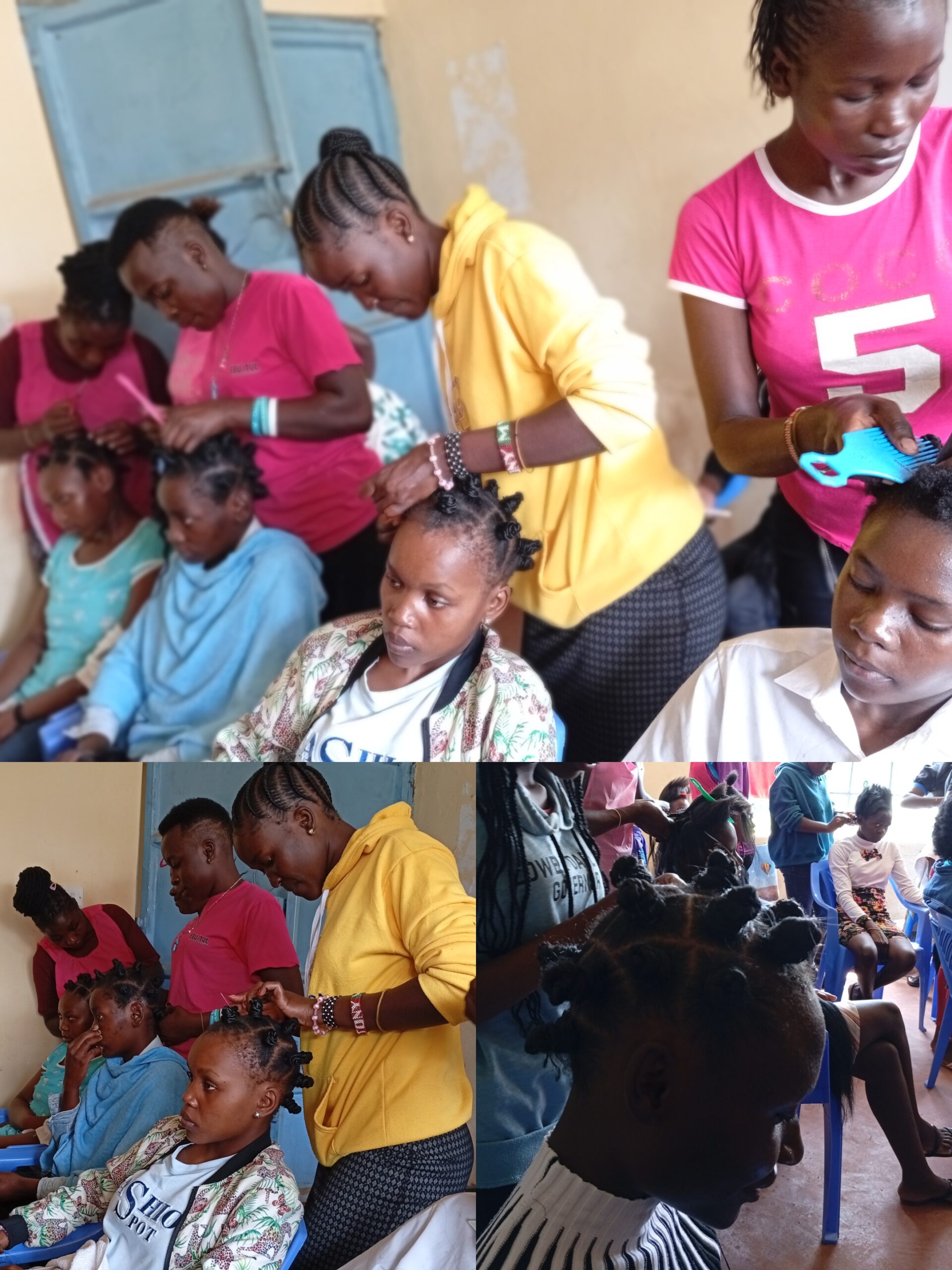 Ebukanga TVC trainees learning practical skills