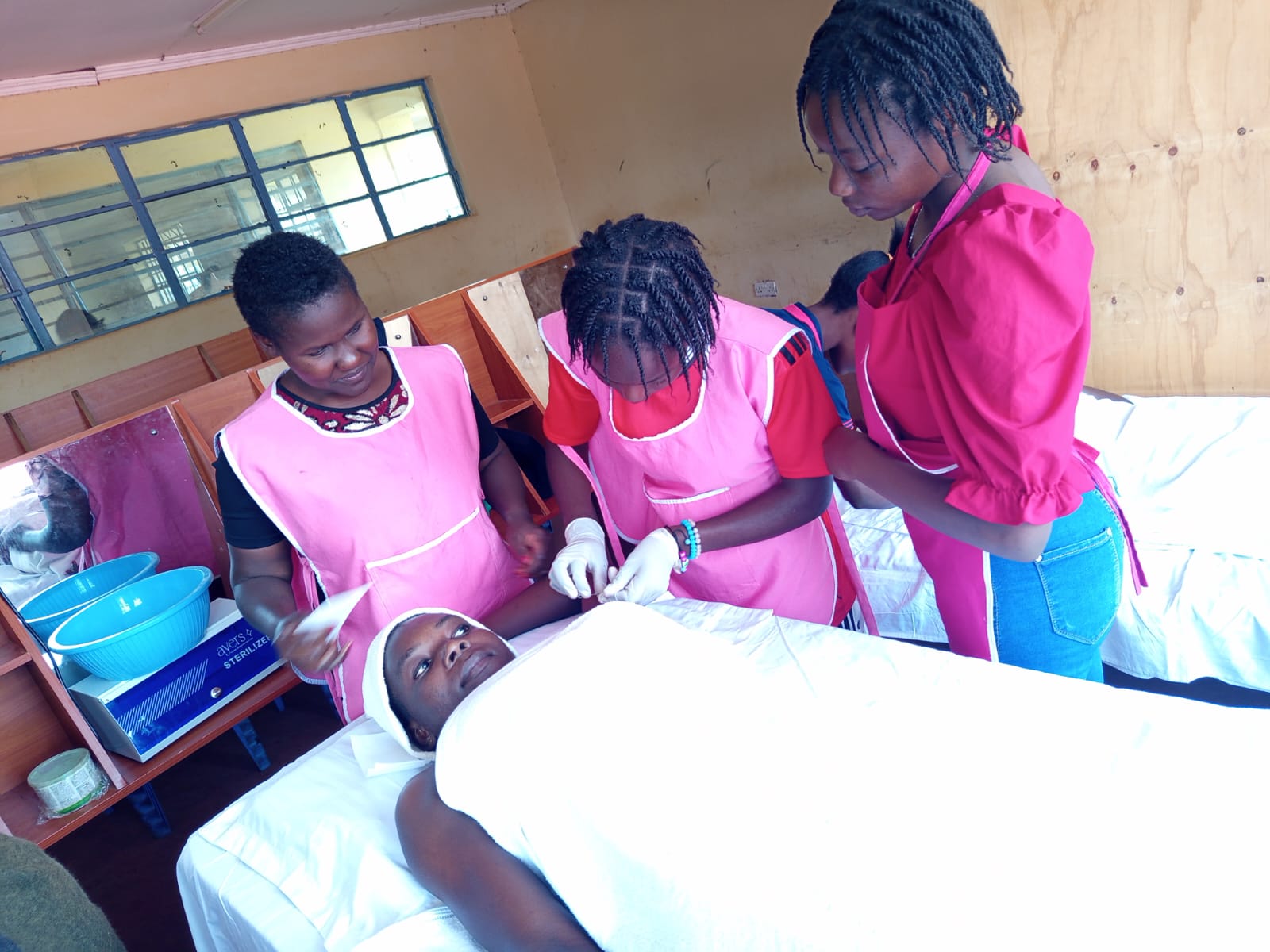 Ebukanga TVC trainees during practical training